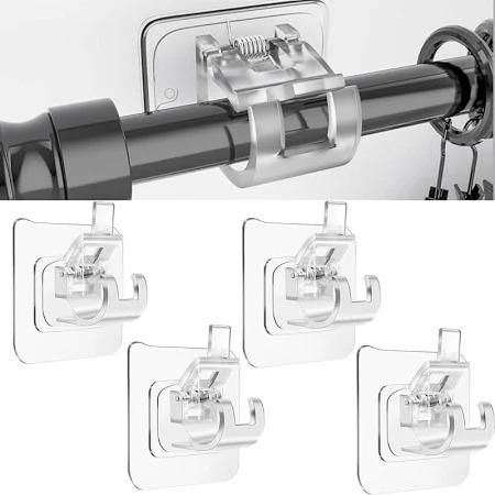 Rods Clips Hook Self Adhesive Pack of 6, 8 & 12